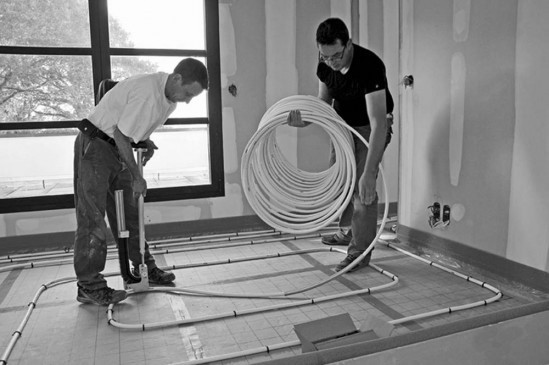 installation plancher chauffant