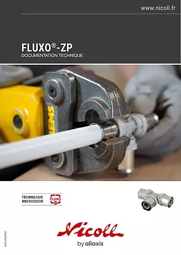 Té à sertir égal FLUXO®-ZP, Ø 32 x 32 x 32, en polymère, sans joint