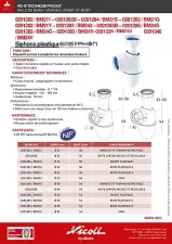 Siphon de lavabo PP EASYPHON®, à joints intégrés, Ø 32/32 mm