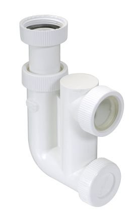vasque et bidet Vidage lavabo Siphon de parcours blanc PVC-C /à coller entr/ée horizontale /Ø40 Nicoll