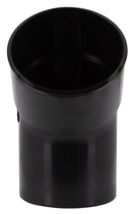 Coude pour tube de descente eau pluviale male/femelle 45° diametre 80 noir